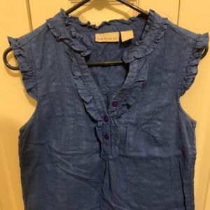 Kim Rogers Blue Top- Size S